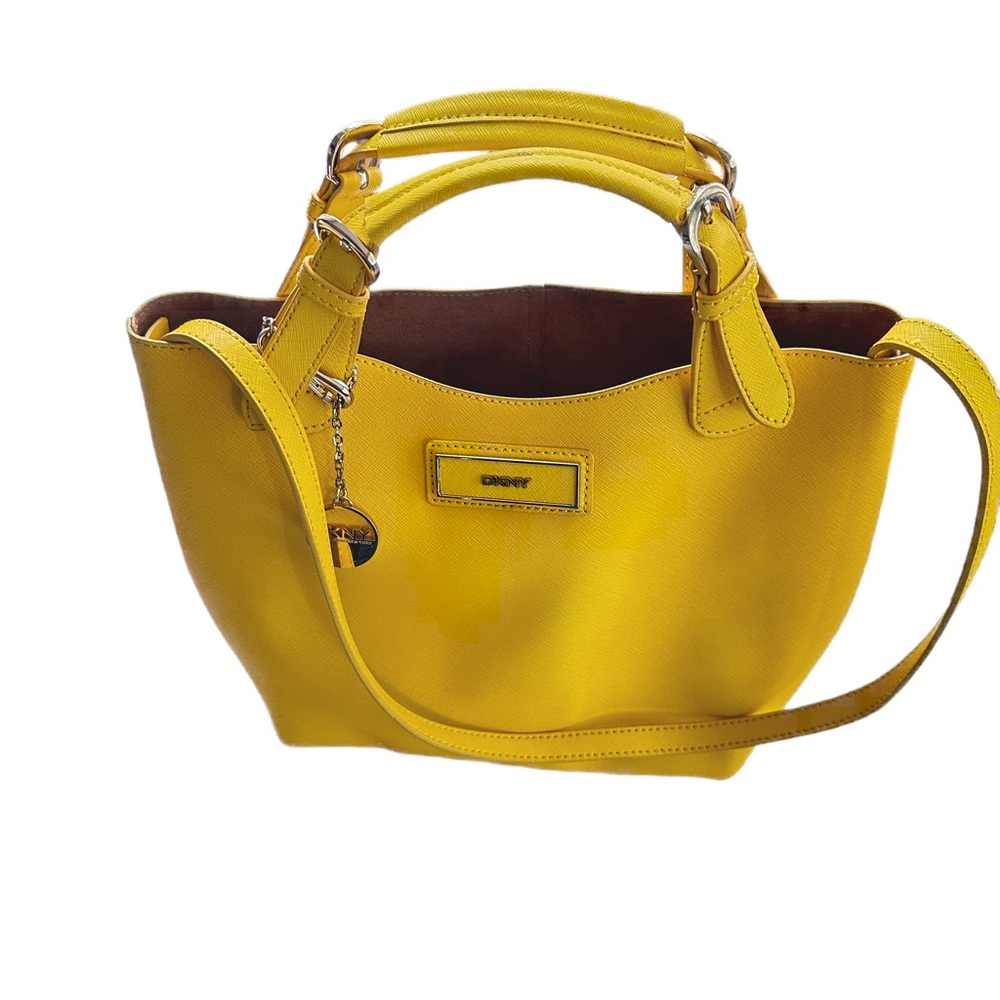 Yellow DKNY purse. Only worn a handful of times. - Picture 2 of 10